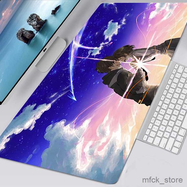 Mouse Pads Wrist Rests Cute Your Name 30x60 Mousepad Gaming Accessories Mouse Pad Anime Mausepad Keyboard Mat 90x30 R230830