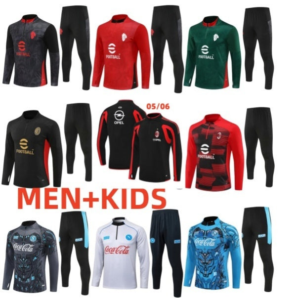 2025 2026 AC tracksuit milanoS maglia training survetement camiseta chandal kit 25-26 Inter football milanoS tracksuit men and kids uomo calcio Squi