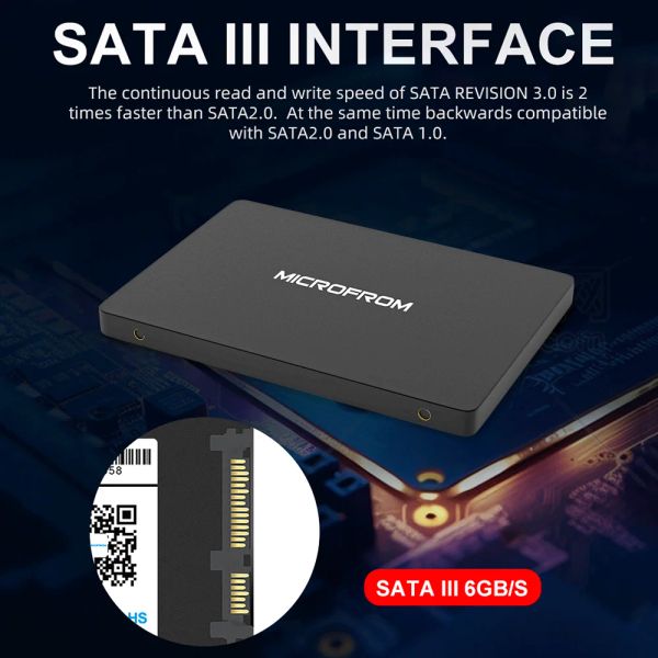MicroFrom SSD 2.5 120 GB 240 GB 480GB SATA 256GB 1TB 512GB Hard Disk SSD Drives for Laptop Notebook HDD 2.5 Inch Disco Internal