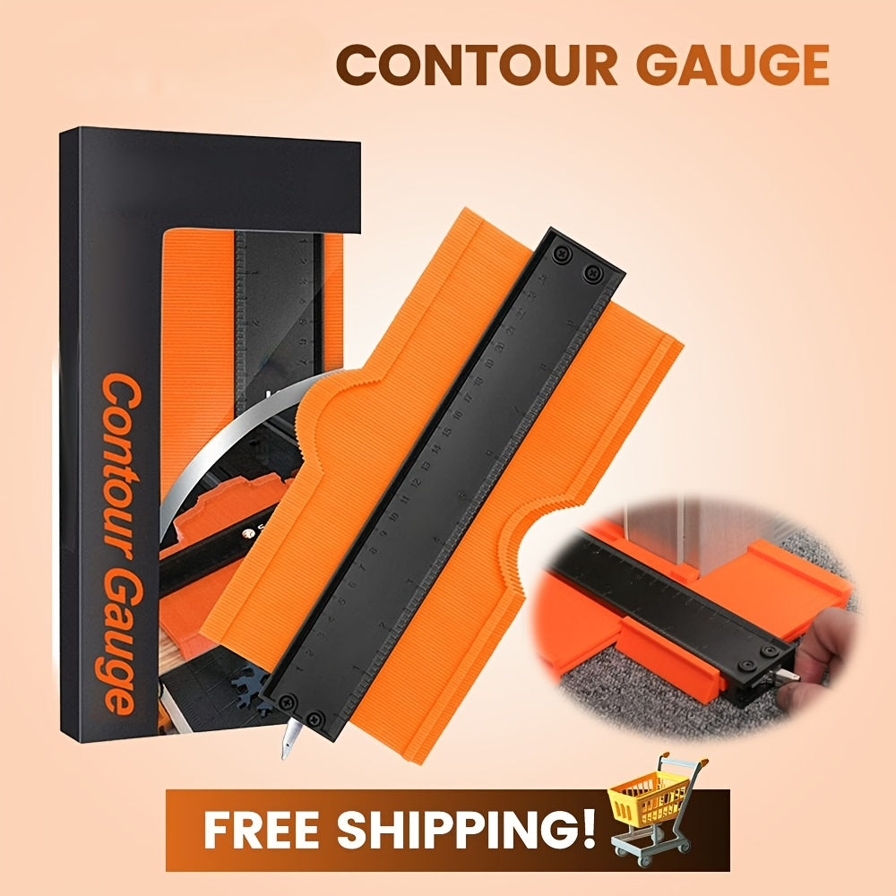 TEMU Saker Contour Gauge, Precision Shape Duplicator(6inch-11inch), Woodworking Carpentry, Shape Duplicator Cool Gadgets- Ideal Diy Tool For Seamless