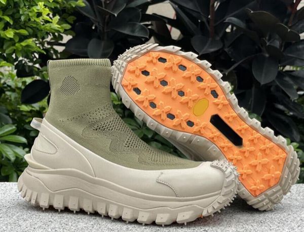 Shop Trailgrip High GTX Leather High-Top Knit Sneakers Fabric round toe cuffs Natural Sneakers yakuda store Sports Shoe trainers Training dh