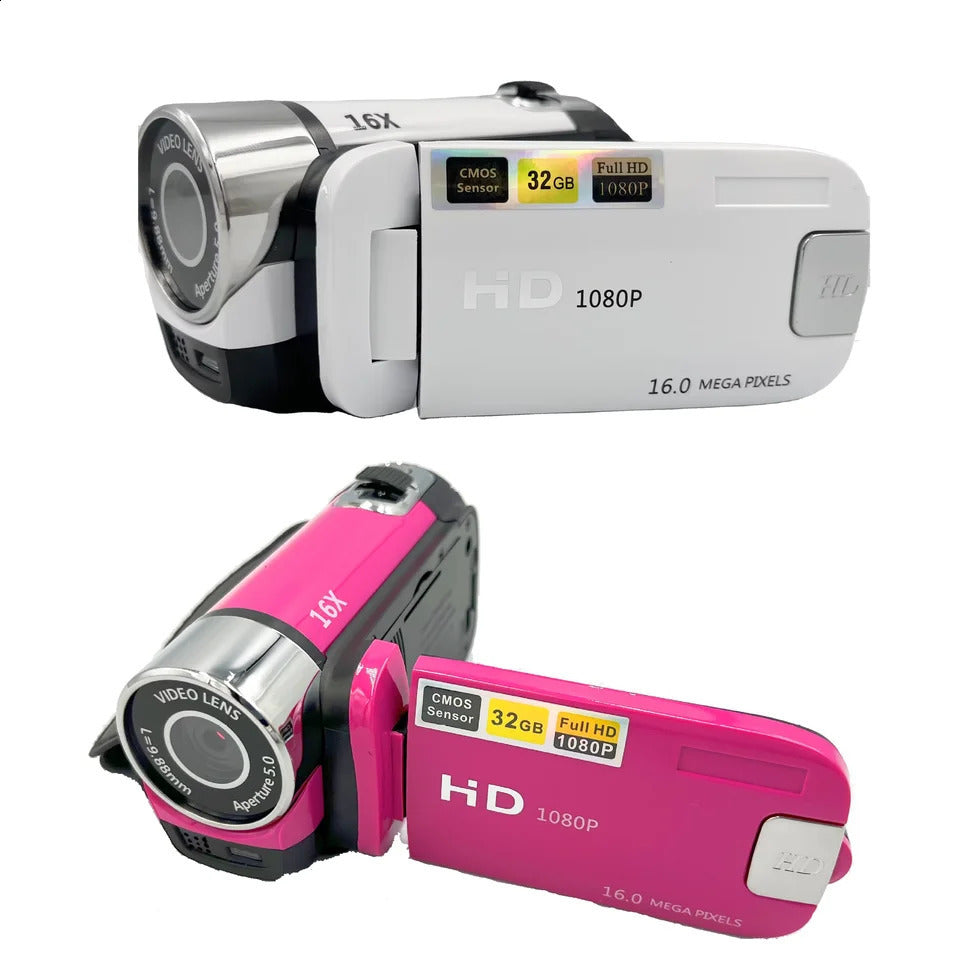 DV video camera 1080P full HD 16MP anti shake digital 270 degree rotating screen 16X night shooting zoom y240805