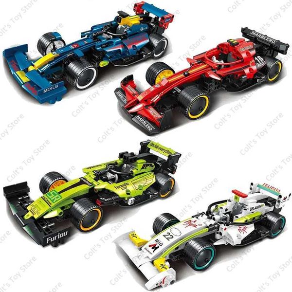 2023 CI Speed Speed Champions F1 Super Building Blocks Rally Car Technology Racing Vehicle Models Bricks Kids Toys Gifts Z250122