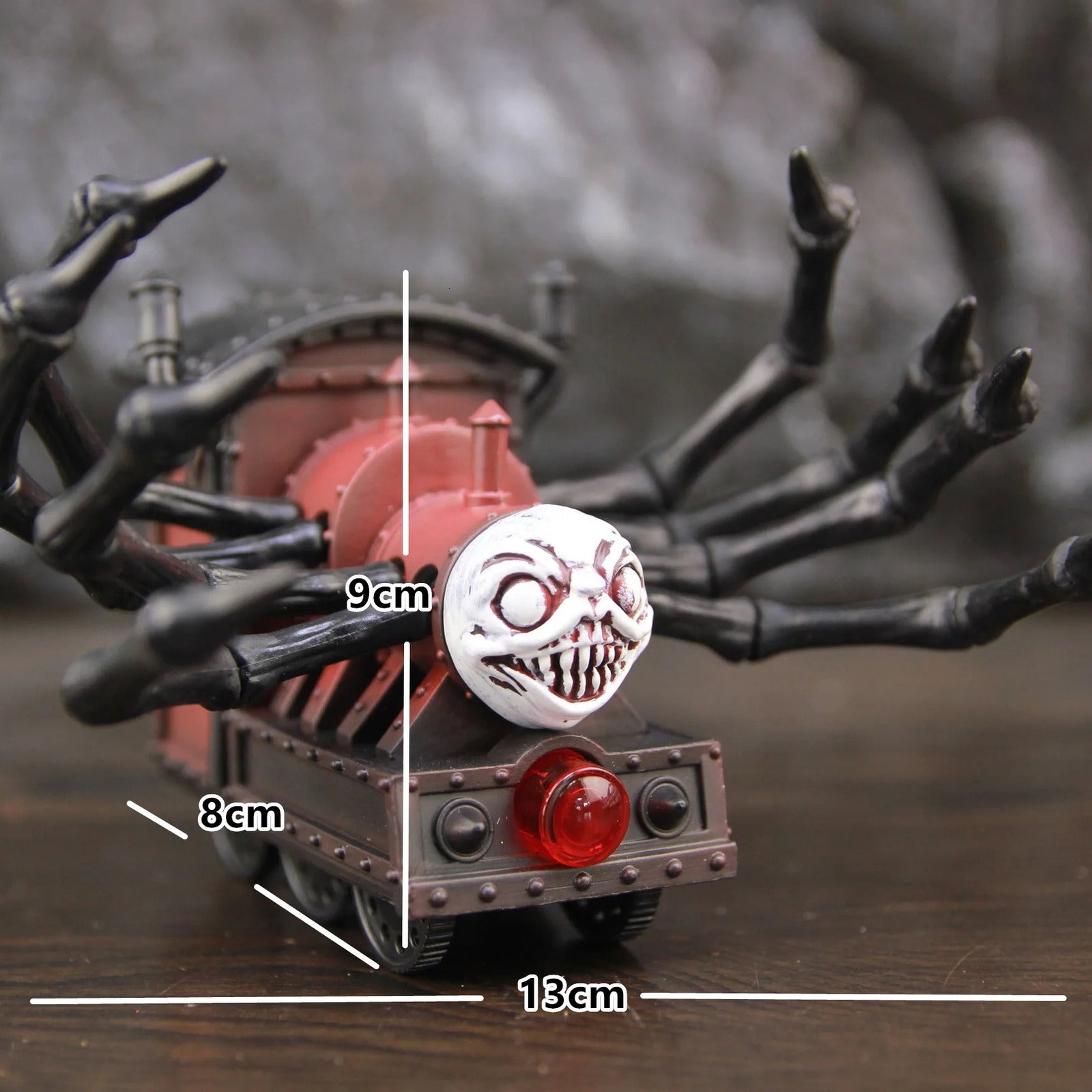 Collection Choo Charles 9cm Tall Action Figure Statue Figurine Thomas Spider Train Adventure Horror Games Toys Doll Model 240717