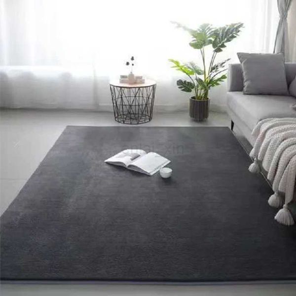 Modern Simple Coral Velvet Carpet Living Room Coffee Table Blanket Bedroom Bed Decoration Covered With Non-Slip MatY240729