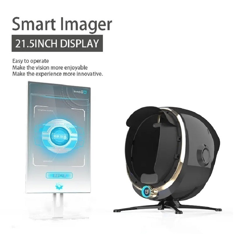 3D Magic Mirror Skin Analyzer, Face Scope Analysis Machine with AI Face Recognition Technology, 2800W HD Pixels for Professional Facial Diagnosis an