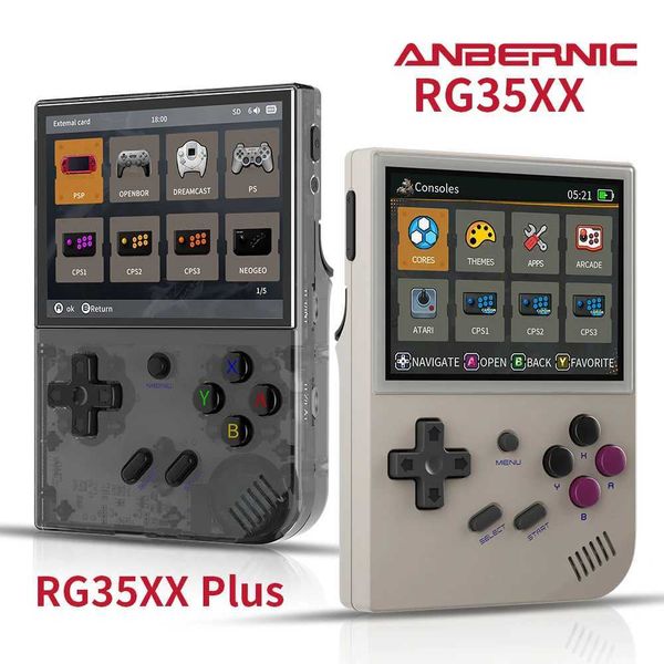 ANBERNIC RG35XX Plus-RG35XX Retro Handheld Game Console 3.5-inch IPS Screen Linux Portable Video Game Player Supports HD-M-I TV Outpu X24112