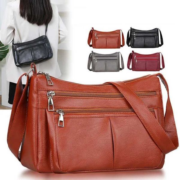 Wens Bag Trend Korean handbag designer luxury brand womens shoe bag soft leather Fi Versatile cross body bag Bolsa Y241026