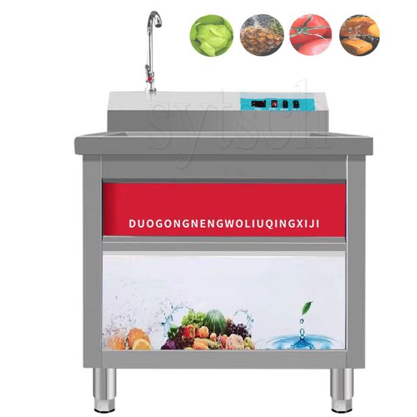 Automatic Ozone Bubble Cleaning Machine For Fruit Vegetable Small Air Bubble Washing Machine