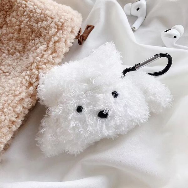 Ins Cute Autumn-Winter Plush Teddy Dog Pro3 Bluetooth Earphone Protective Cover Anti Drop Suitable