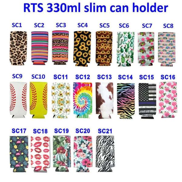 Sleeves Soda Camping Can Cup Beer Cover Neoprene Drink Cooler Portable Bottle Outdoor Sleeve For Party Wedding Birthday