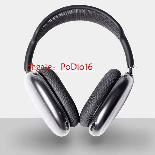 Soft Protect Case for Headphone Max Pro 2 Headset Earphones Accessories Solid Transparent TPU case Silicone Cute Protective Cover 7d