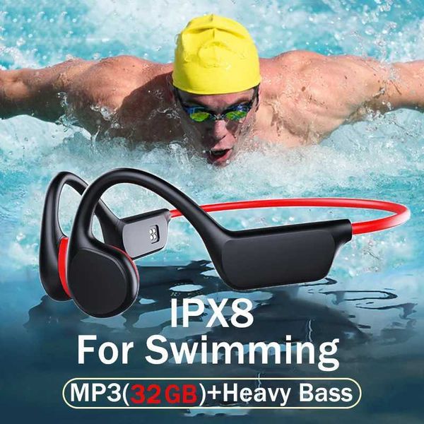 Headsets orginal Bone conduction headsets Bluetooth after IPX8 waterproof MP3 for shokz openrun headset with mic swimming headphones pro J24