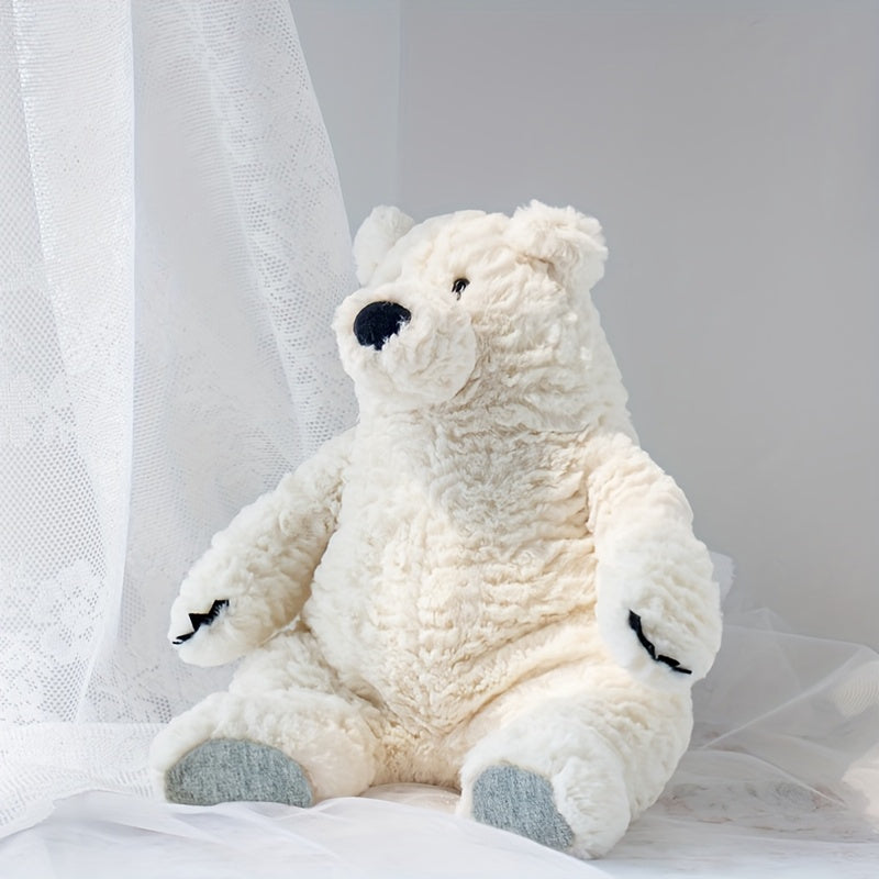 TEMU Polar Bear Stuffed Animals, Teddy Bear, Baby Toys, Plush, Toys, Dog Toys, Plush Animals, Puppy Toys, Throw Pillows For Couch, Gifts For Girls,