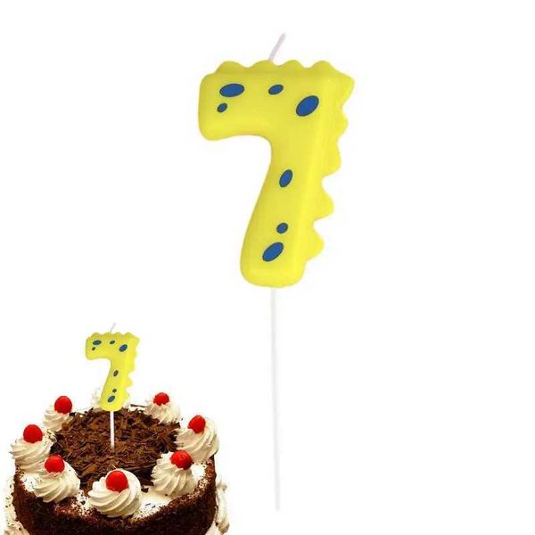 Dinosaur Birthday Candle Dinosaur Party Decorations For Birthday 0-9 Children Cartoon Happy Birthday Cake Candles Anniversary Y240815