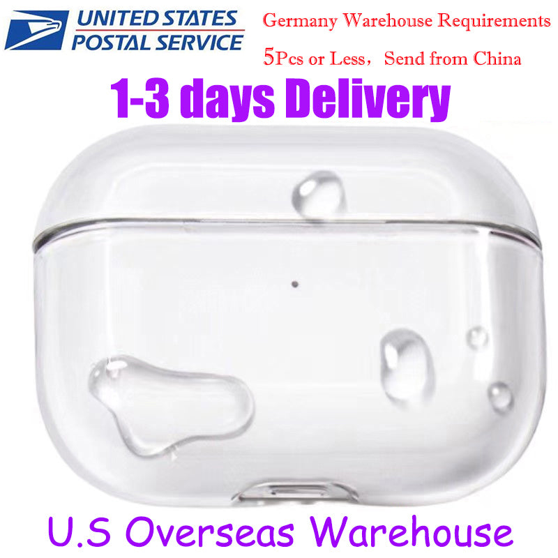 USA Stock For Apple AirPods 4 AirPods pro 2 3rd 2 Headphone Accessories Silicone Protective Headphone Cover Silicone case Headphone TPU Cases
