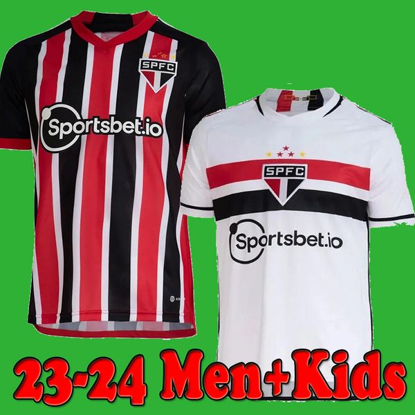 2023 Sao Paulo soccer jersey 2024 Sao Paulo Dani Alves REINALDO Pato Pablo Football Shirts 23 24 Home White V. Bueno Hernanes Igor Gomes cam