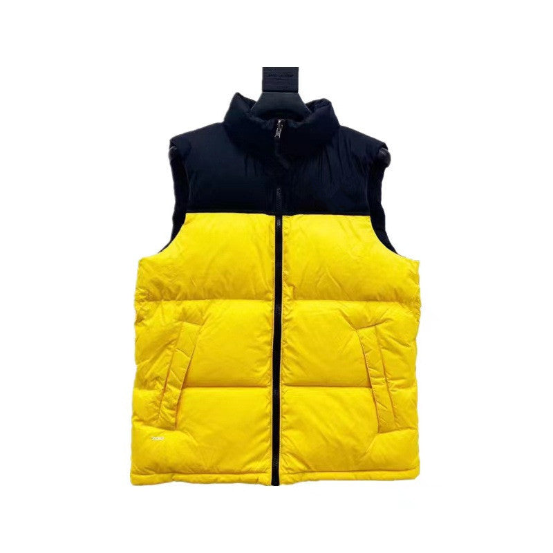 puffer vests New Fashion mens Winter designer yellow vest womens Down jacket Couples Parka Outdoor Stand Collar Warm Feather Outfit Outwear Multicol