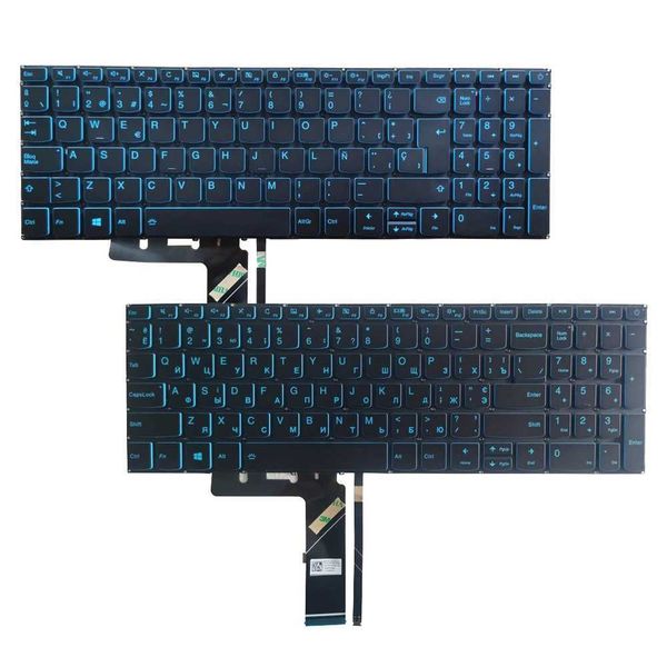 New Backlit US-French-Brazil-Russian-Spanish Keyboard For IdeaPad L340-17 L340-15 L340-17IRH L340-15IRH e BacklightXJ241225