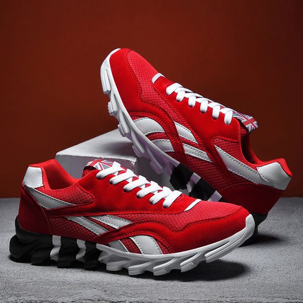 2025 Autumn New Blade Sports Sapatos Flyknit malha respirável tamanho grande 36-48 tênis de corrida leves leves