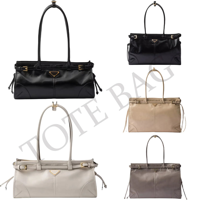 Designer bags Tote bag Designer High Quality handbag Luxury fashion Metallic Leather women Shoulder bag Solid Color Wax Skin BAG