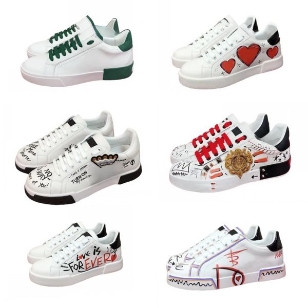 Designer shoes womens sneakers fashion mens trainers trendy multicolors doodle note size 36-47 lows top lace up sports outdoor trainers clas