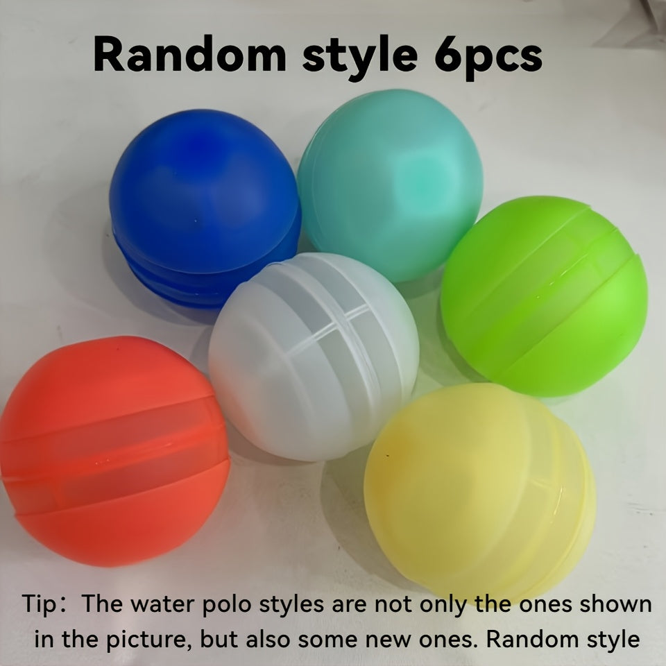 TEMU 2025 Upgraded Silicone Water Game - Rapid Double Inlet, Reusable, , Summer Parties & Outdoor Fun, Beach Games|vibrant Colors|durable Water Toy