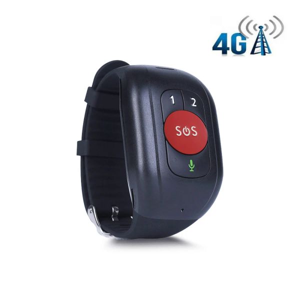 Elderly GPS Watch 4G Tracking Bracelet Health Temperature Management IP67 Waterproof Elderly SOS Button