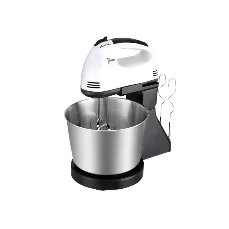 TEMU Electric Whisk, Household Electric Hand-held Mixer, Desktop Whisk, Mixer With Bucket, Necessary For Baking, Dough Kneading Mixer, Baking
