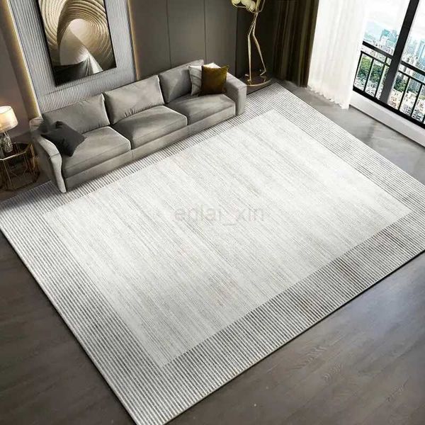 VIKAMA Crystal Velvet Simple Light Luxury Gray Sofa Coffee Table Blanket Anti-Slip Wear Insulation Living Room Carpet CoveredY240729