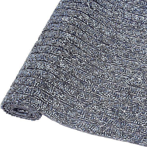 Perline tubo in resina glitterata