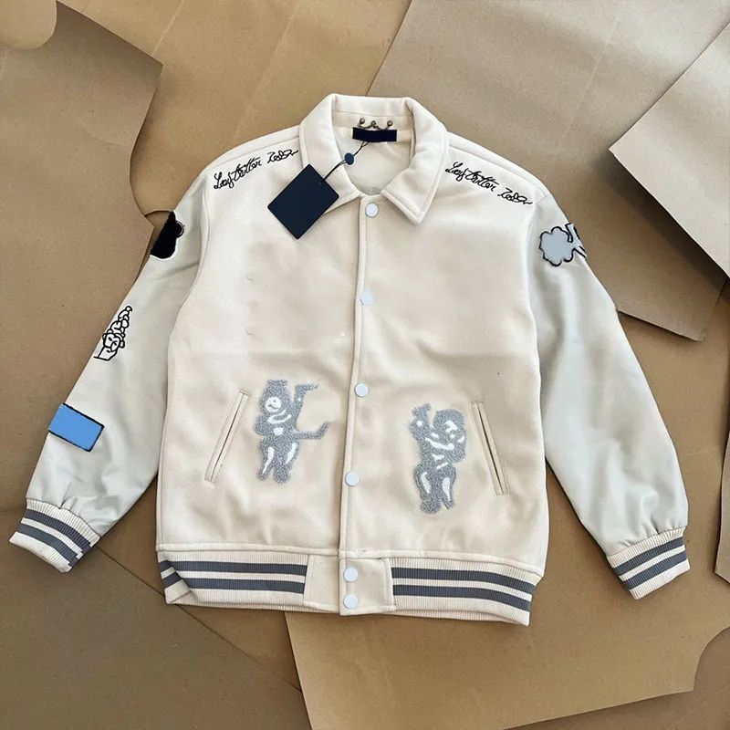 Varsity Baseball Coat Uniform Jacket Single Breasted Warm Jackets Couples Women Men Designer Clothing top