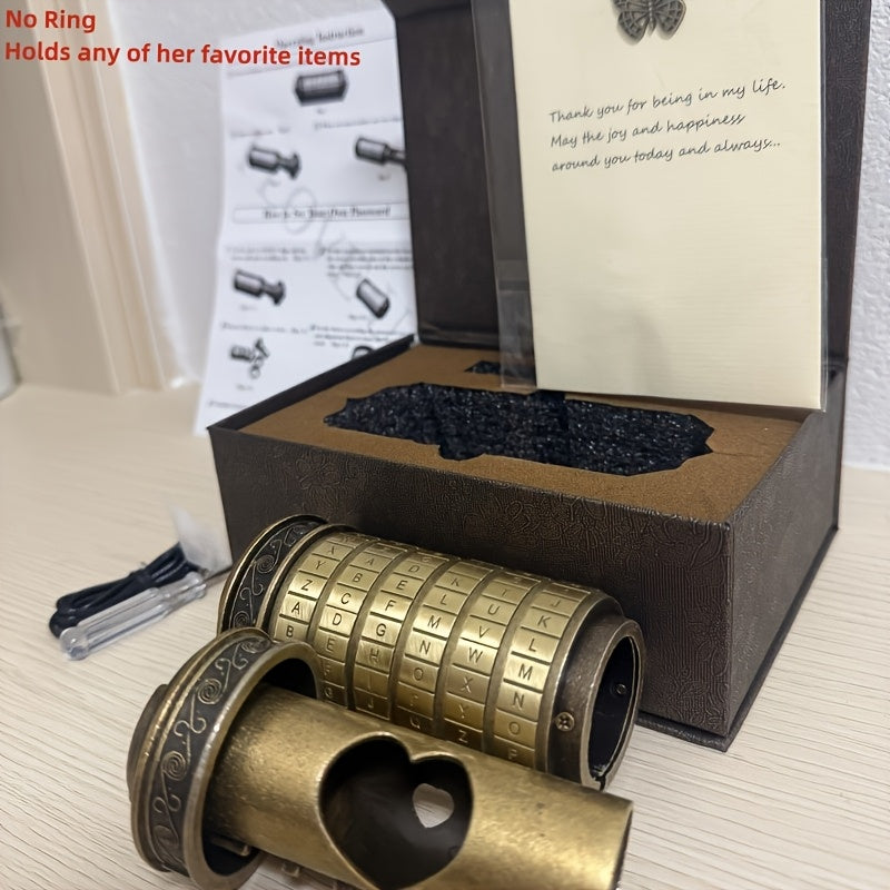 TEMU Mini Da Combination Lock Puzzle Thinking Game Puzzle Puzzle Gift Box Puzzle Toys Birthday Gifts Wedding Gifts Valentine's Day Gifts Escape Room
