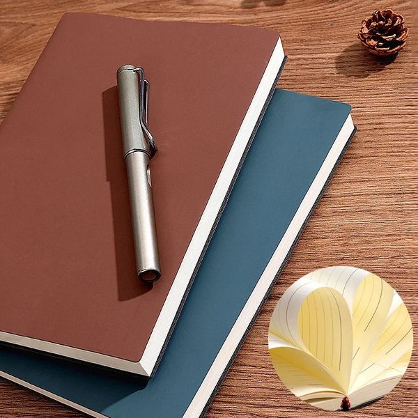 A5 Soft Leather Notebook with 120 Inner Pages Waterproof Cover and Comfortable Touch 250116