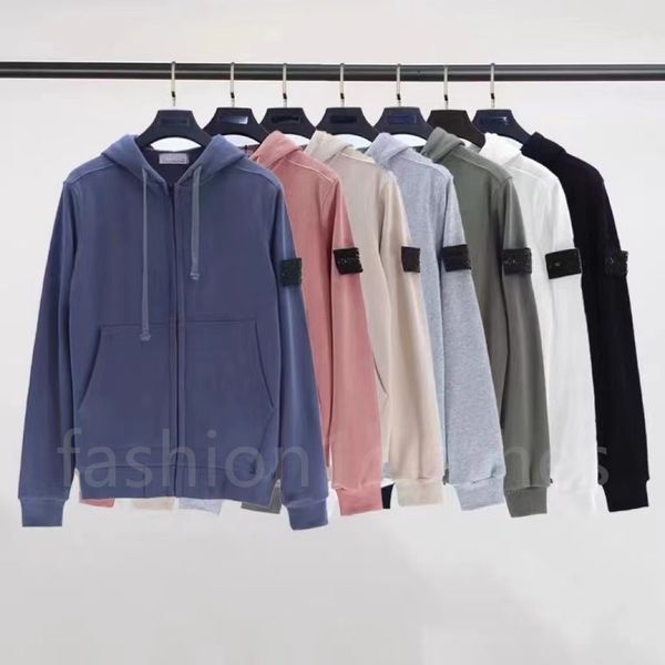 Designer men badge hoodie compass long sleeve clothing coat zip jacket cardigan casual cotton classic women man streetwear pullover mans swe