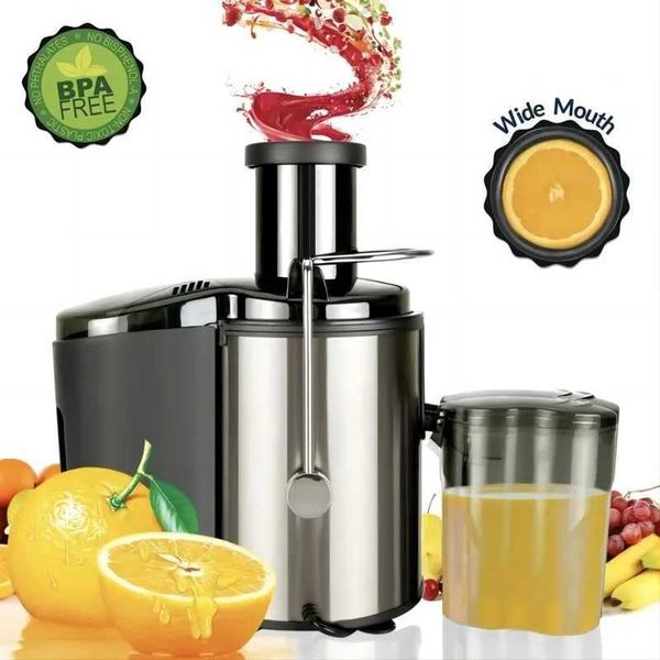 Concentrated juice machine household large-diameter electric juice machine residual separation vegetable juice machine EU UK B240809