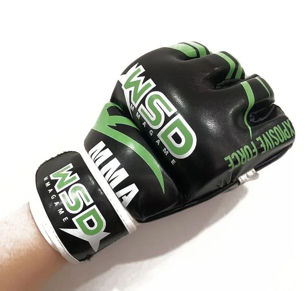 Half Finger MMA Gloves for Men PU Boxing Karate Muay Thai Free Fight Sanda Muay Thai Fighting Kick Boxing Training Equipment 231225