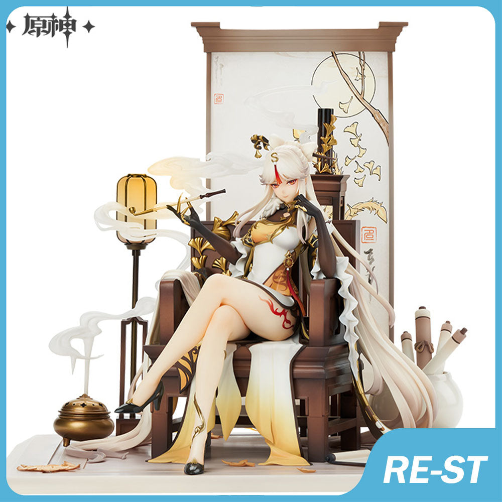 Anime Manga Popular Animation Games Genshin Impact Anime Figures Ningguang Chinese Cheongsam Pvc Action Figurine Collection Statue Toy
