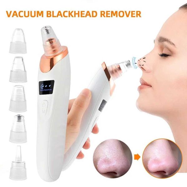 Electric Face Scrubbers Blackhead Remover Vacuum Suction Strong Black Spots Pore Acne Cleaner Machine Rechargeable Facial Nose Skin Care Too