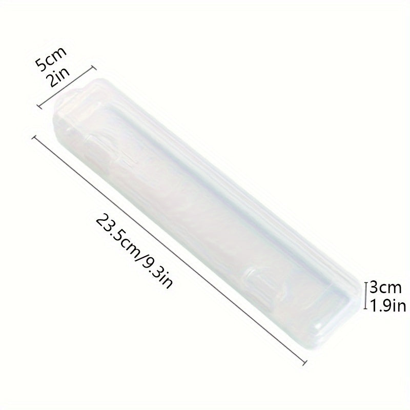 TEMU Portable Makeup Brush Organizer Eyebrow Pencil Transparent With Cover Storage Box Makeup Tools Accessories