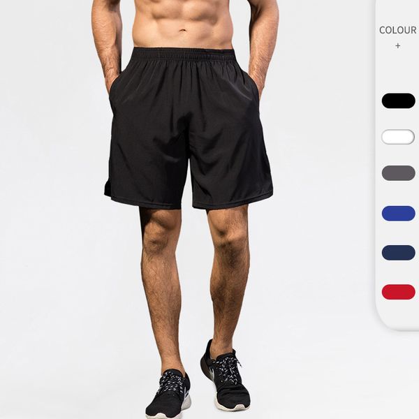 2024Mens Yoga Sports Short Quick Dry Shorts Casual Running Gym Jogger Pant