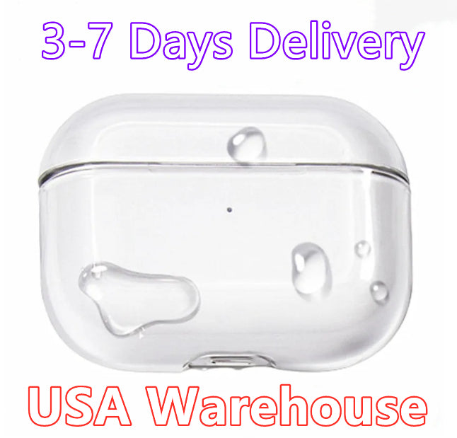 AP4 USA Stock air USB C pods pro volume control 2 3 4 2nd generation Headphone pods Accessories Solid Silicone Cute Protective Earphone Cover Shockp