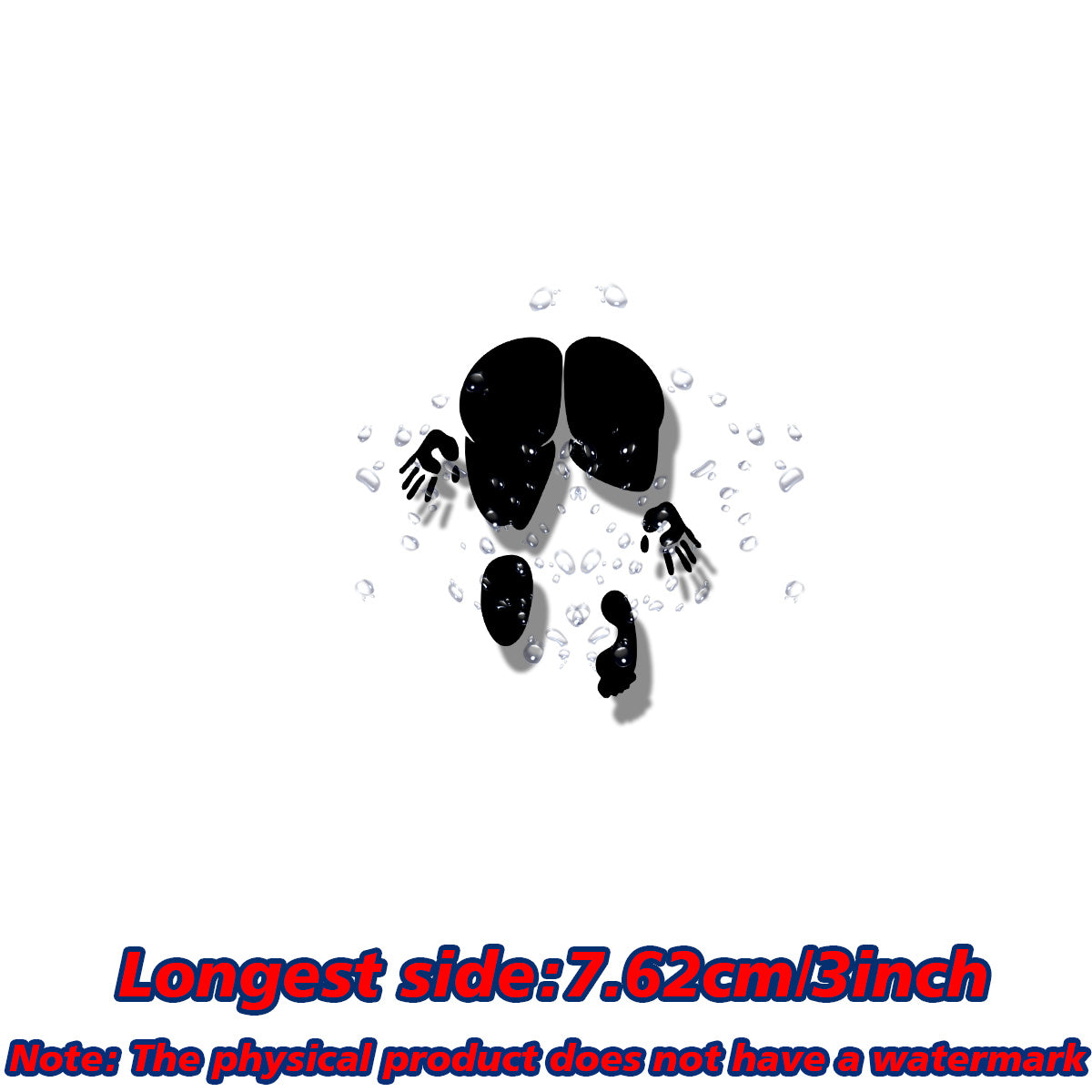 TEMU High-quality Vinyl Car Decal Featuring A Booty Design, Decorating Mobile Devices, Laptops, Fridges, And Vehicles.