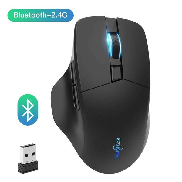 Mice Bluetooth wireless mouse 2.4G gaming mouse 4000 DPI optical sensor 6 mute button suitable for MacBook tablet PC gaming mouse CL241230