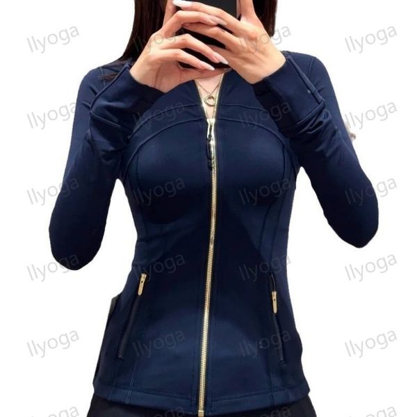 Women Cropped Bone Navy Black Gold DF Women Jacket Yoga Cropped Outfit Womens Zip Activewear Slim Fit Zip Thumb Hole Running Workout Fitness