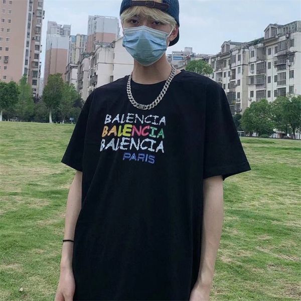 black history t shirts Mens Designer Clothing Famous T Shirt Letter Print Round Neck Short Sleeve Black White Fashion Men Women TShirts S-3X