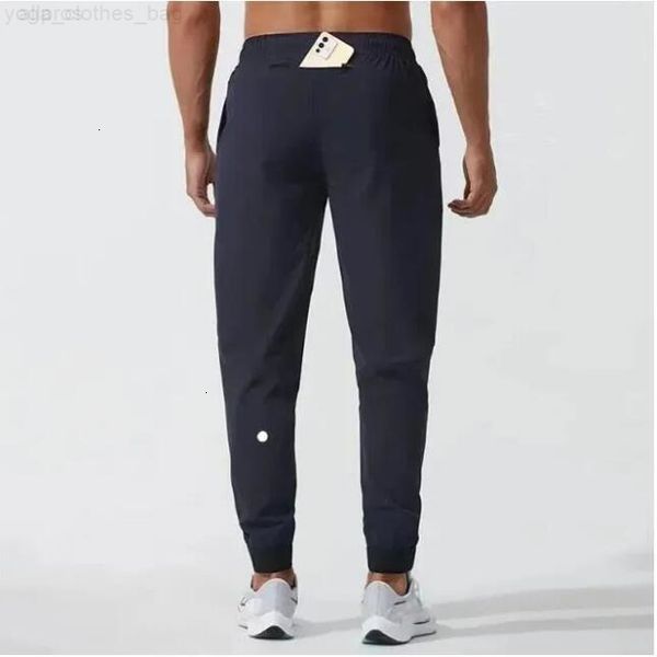 Yoga pants Mens Jogger Long pants Sport Yoga Outfit Quick Dry Drawstring Gym Pockets Sweatpants Trousers Mens Casual Elastic Waist fitness N