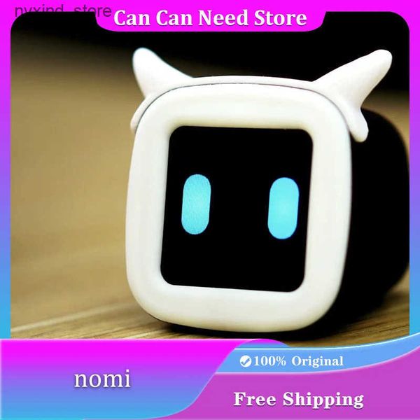 Electronics Robots Car Companion Robot Little Nomi Emotion Vehicle-mounted Cute Mini Robots Custom Car Decoration Kawaii Desk Setup Accessor