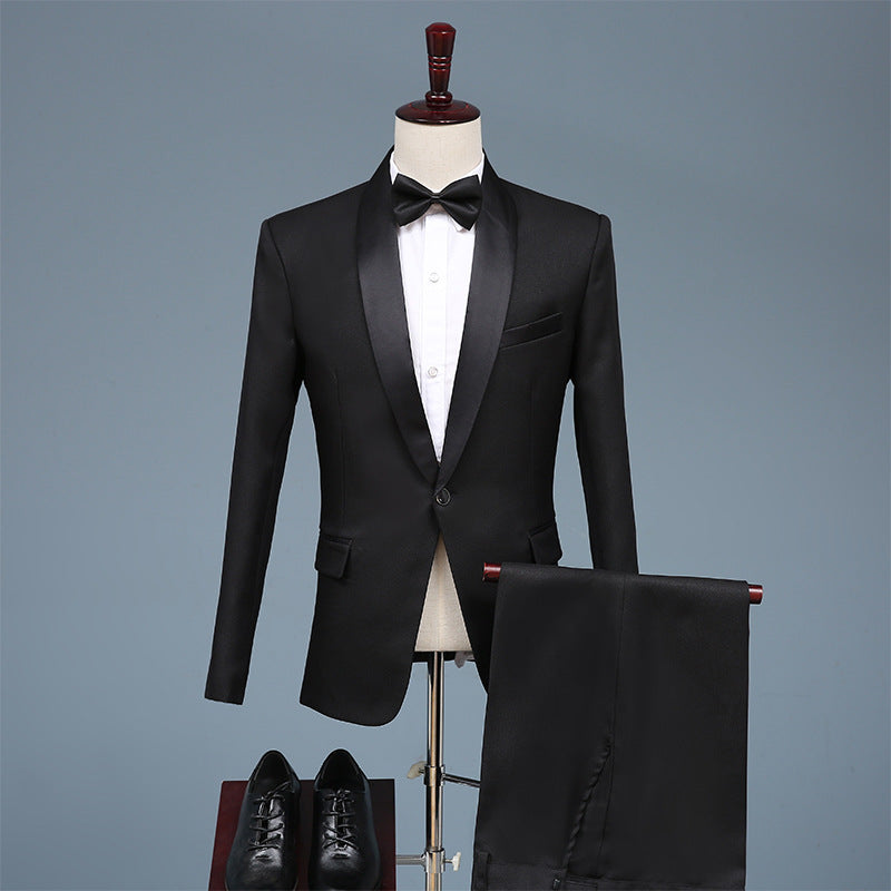 157 Professional Formal Suit Set for Groomsmen - Elegant Wedding Attire