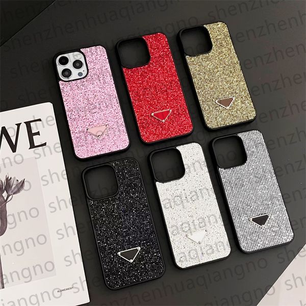 Designer Glitter Phone Cases for iPhone 16 Pro Max 15 Pro 14 13 12 11 16 Plus Xs Xr 8P Samsung S24 Ultra S23 Plus S22 Case Luxury Sparkling